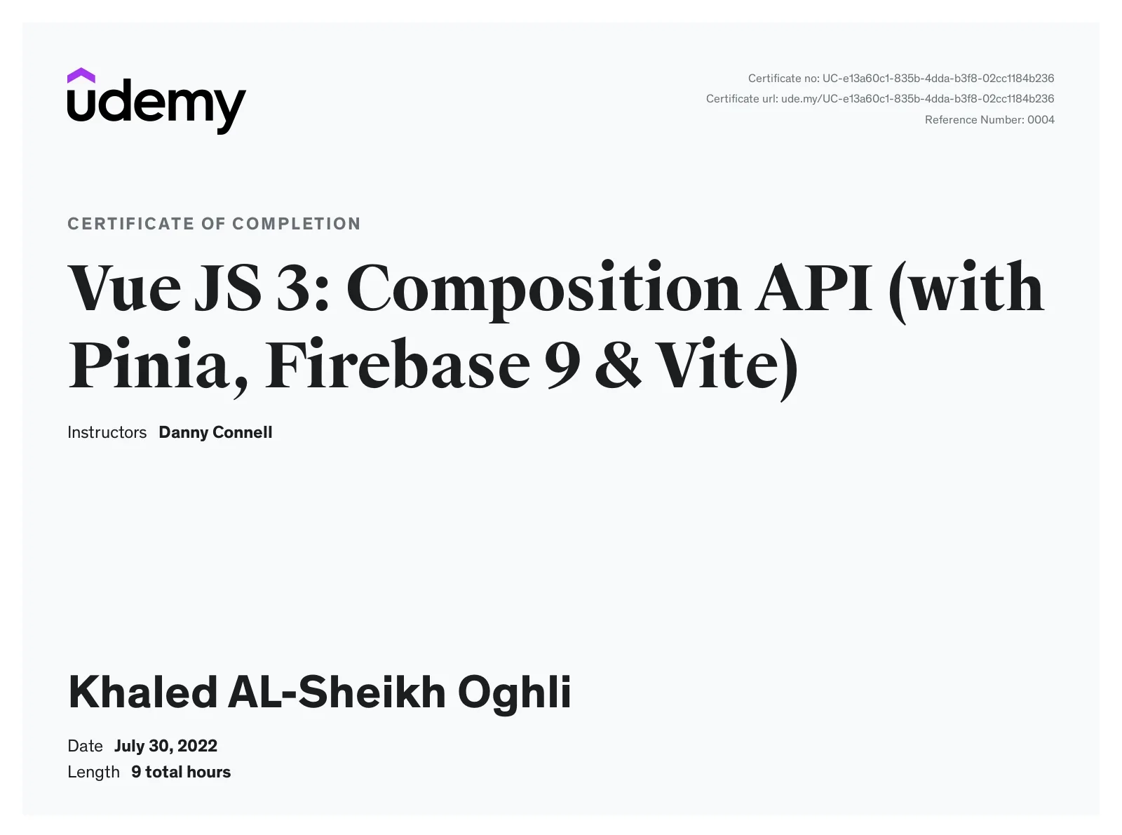 Vue JS 3: Composition API Certificate